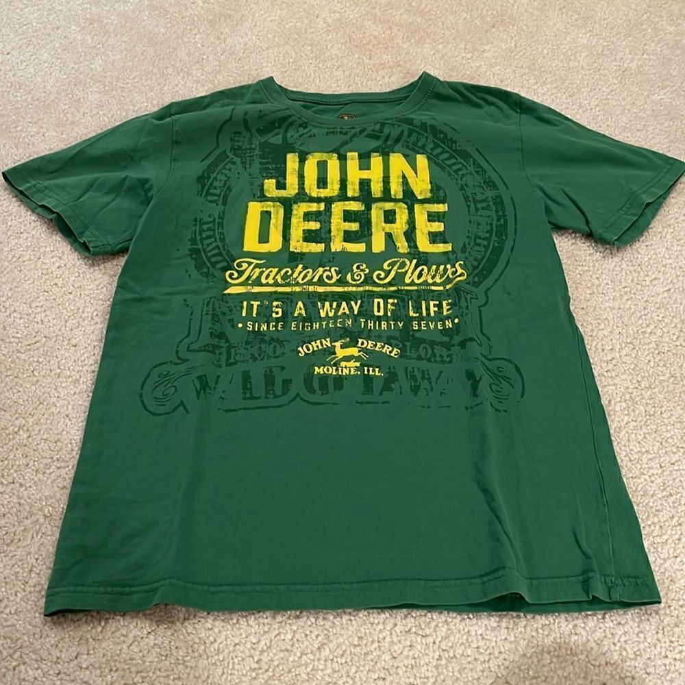 JOHN DEERE SIZE LARGE 14/16 SHIRT